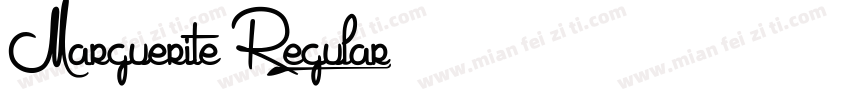 Marguerite Regular字体转换